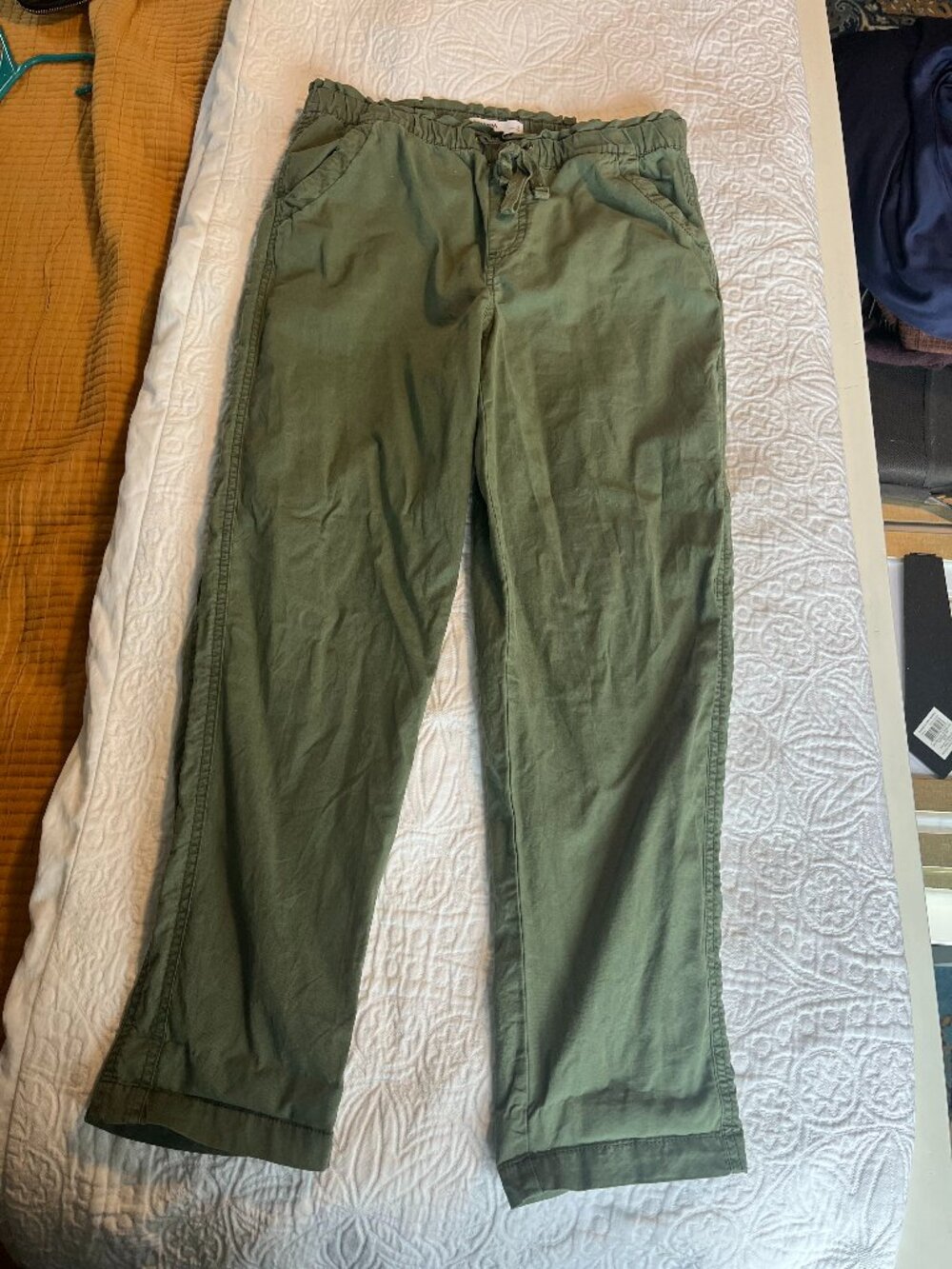 Sonoma Paper Bag Waist Capris
